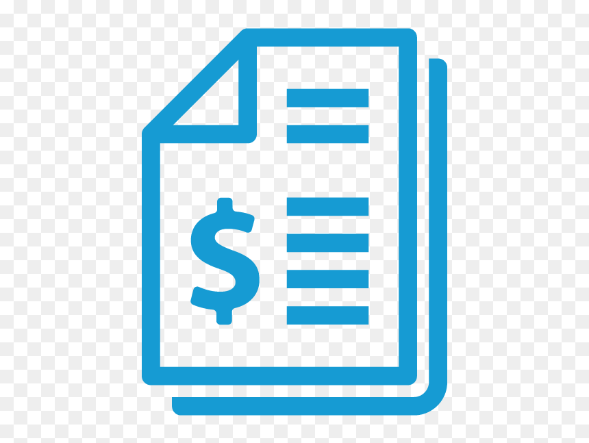Invoice Clipart Png, Transparent Png - financial icon png