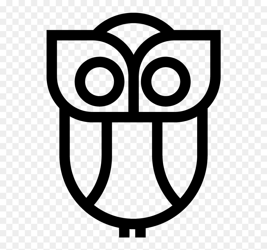 Icon Animals Png Transparent, Png Download - owl icon png