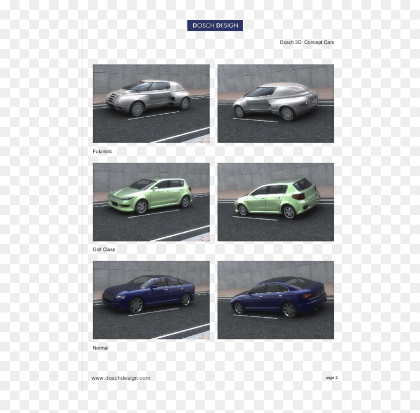 Dosch Hi Poly Cars 2007, HD Png Download - generic car png