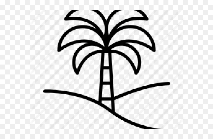 Icon, HD Png Download - palm trees clipart png
