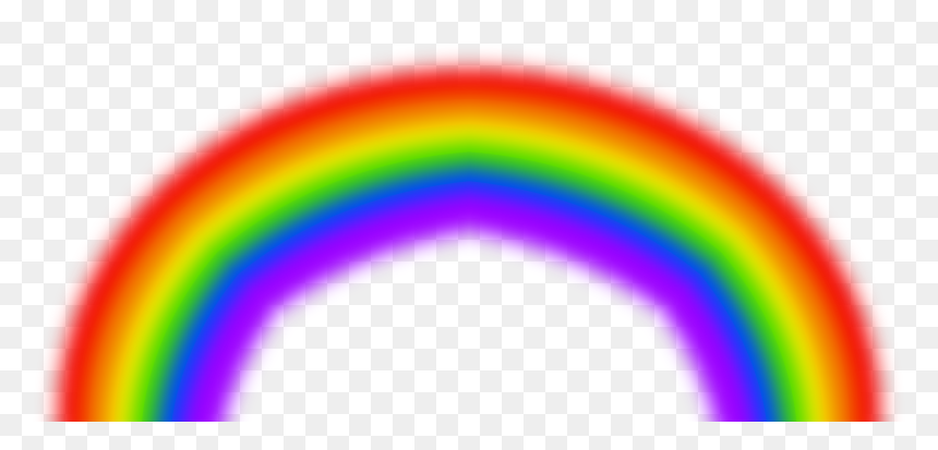Rainbow Semicircle, HD Png Download - free rainbow png
