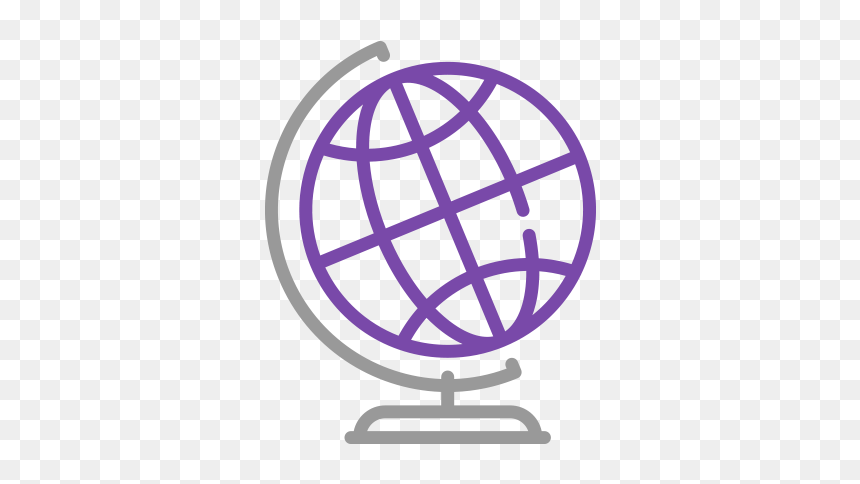 World Globe Icon Png, Transparent Png - coach icon png
