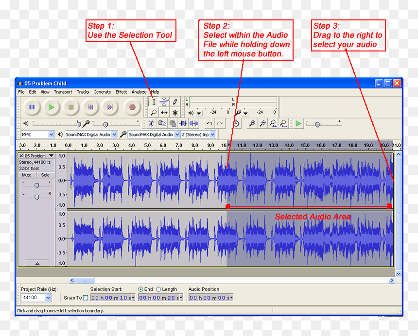 Audacity Delete Key, HD Png Download - audacity icon png