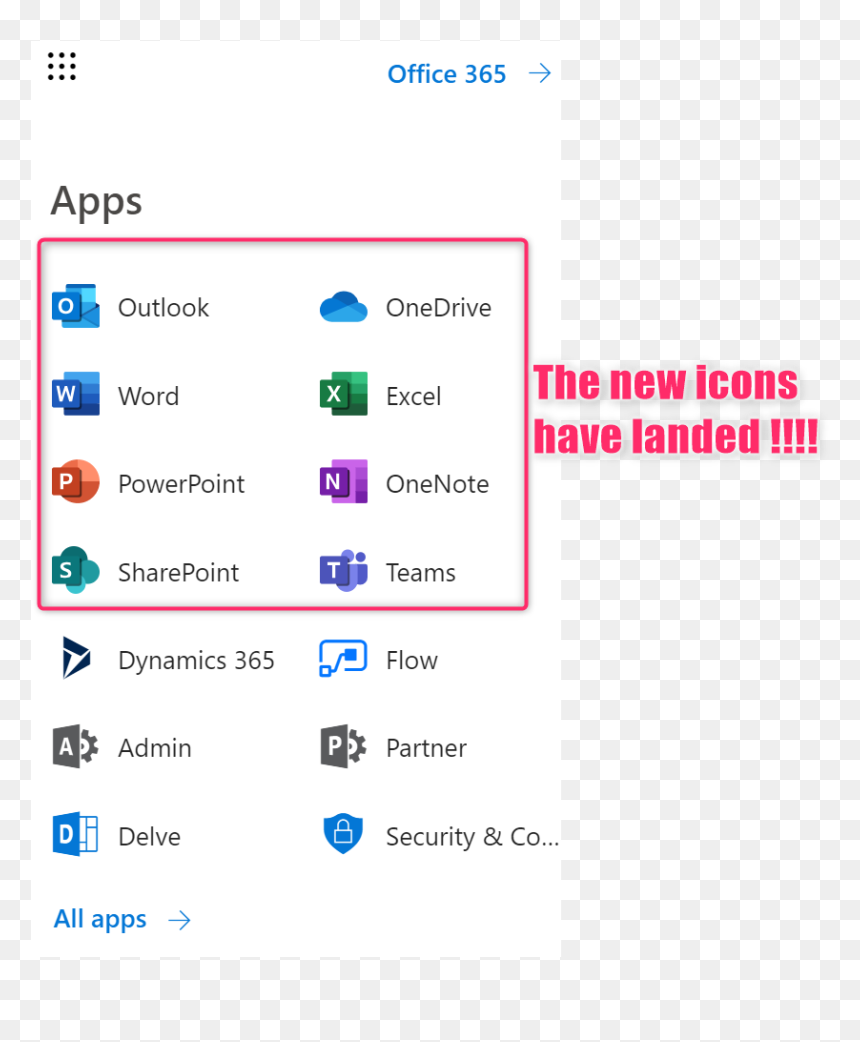 Nowe Ikony Office 2019, HD Png Download - sharepoint icon png