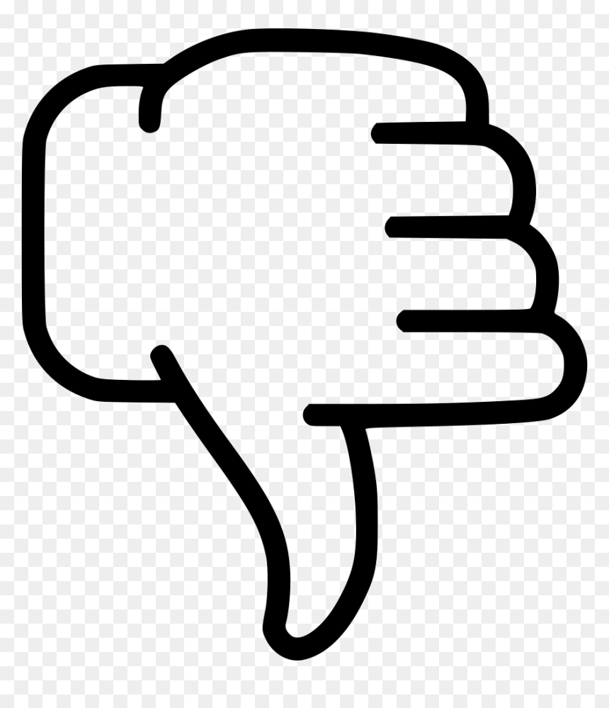Disagree Icon, HD Png Download - dislike button png