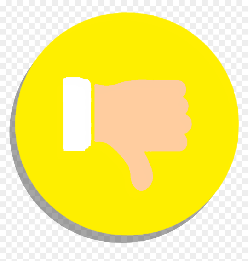 Circle, HD Png Download - dislike button png