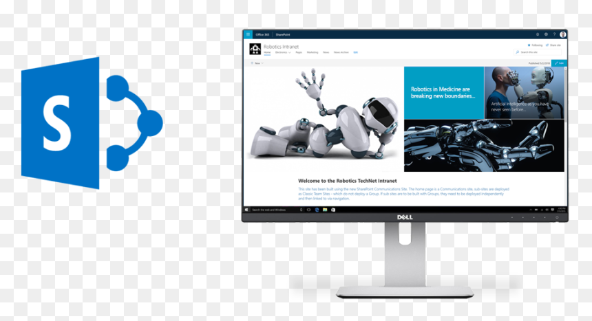 Website, HD Png Download - sharepoint icon png