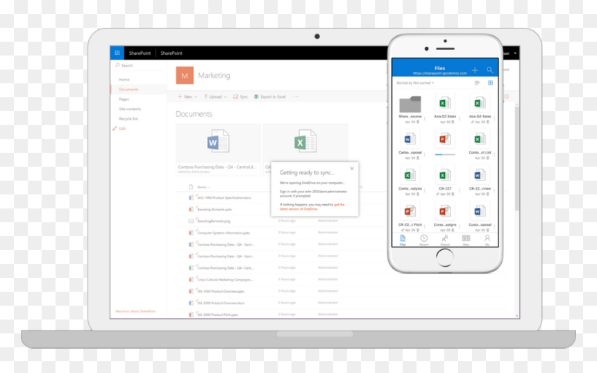 Onedrive Sharepoint 2019, HD Png Download - sharepoint icon png