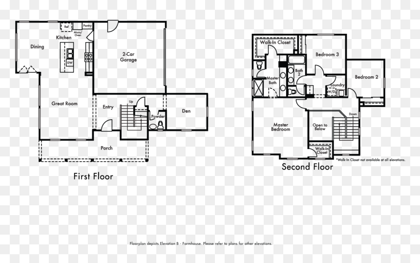 Floor Plan, HD Png Download - car elevation png