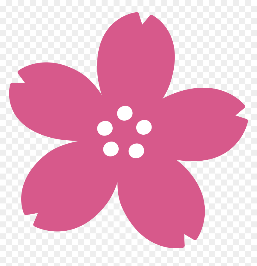Emoji Cherry Blossom Png, Transparent Png - 1024x1024 png