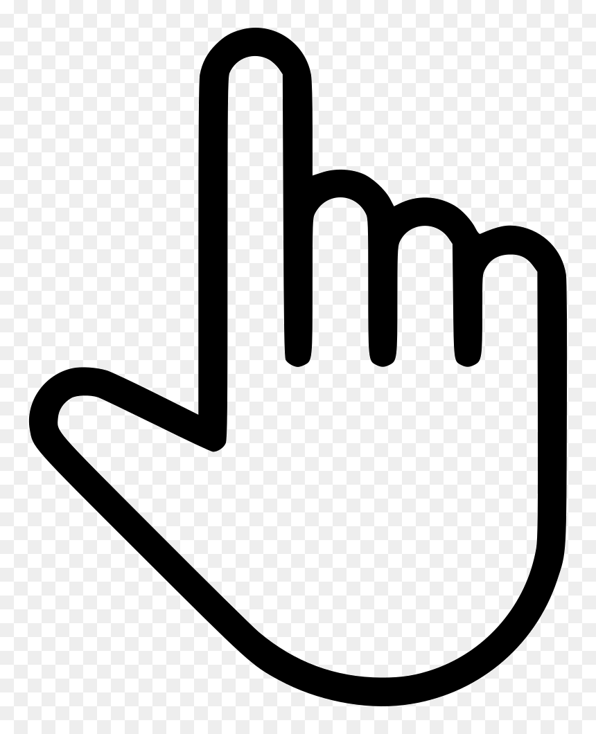 Hand With Fingers Together Clipart, HD Png Download - png link