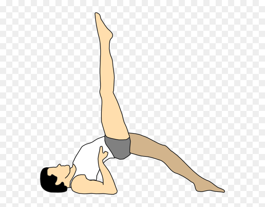 Eka Pada Setu Bandhasana, HD Png Download - stretch png