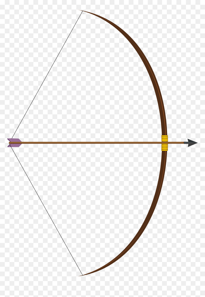 Bow And Arrow Pdf, HD Png Download - longbow png