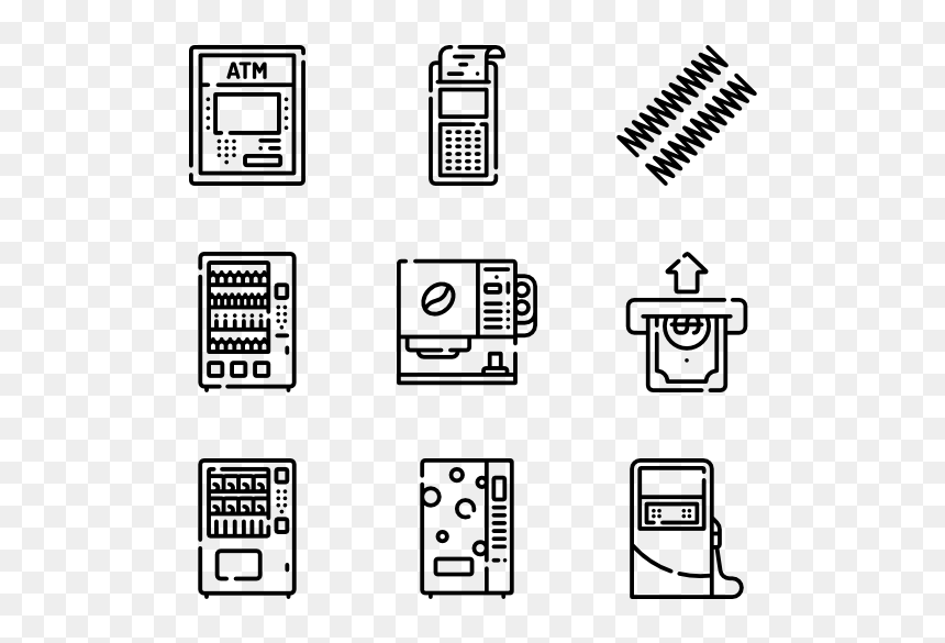 Png Vending Machine Vector, Transparent Png - machine icon png