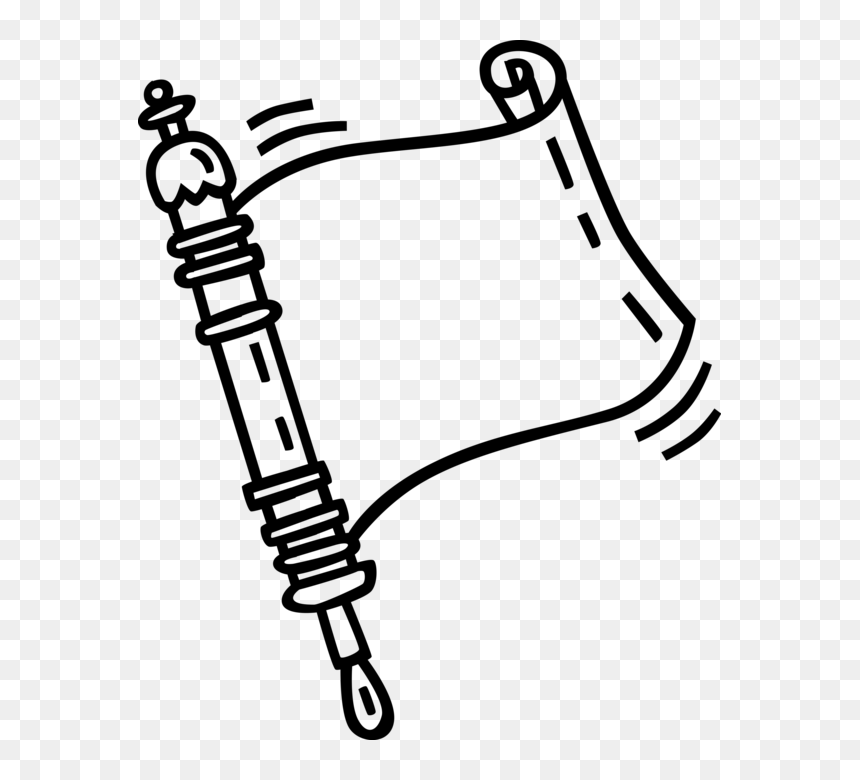 Vector Graphics, HD Png Download - torah scroll png