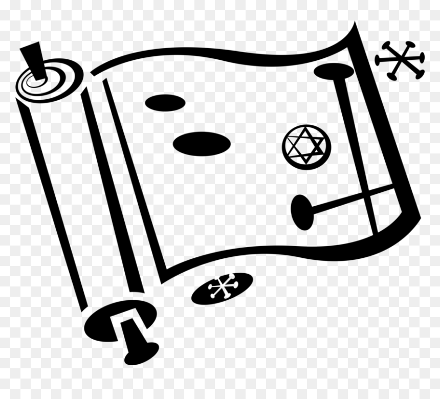 Clip Art, HD Png Download - torah scroll png