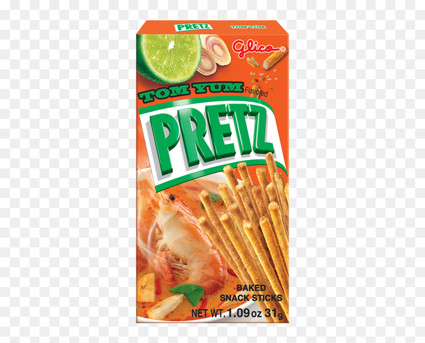 Glico Pretz Tom Yum, HD Png Download - yum png