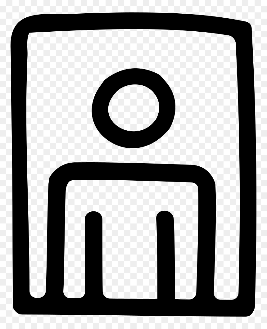 User, HD Png Download - hand drawn square png