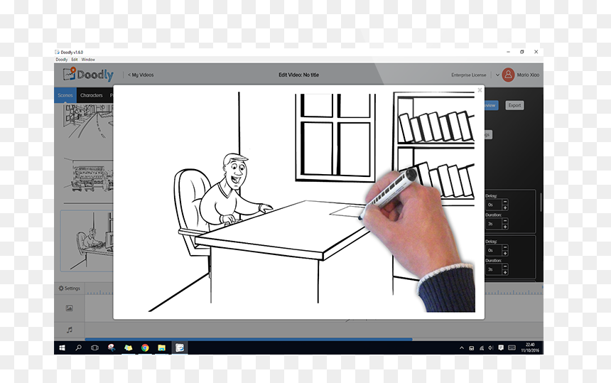 Illustration, HD Png Download - hand drawn square png