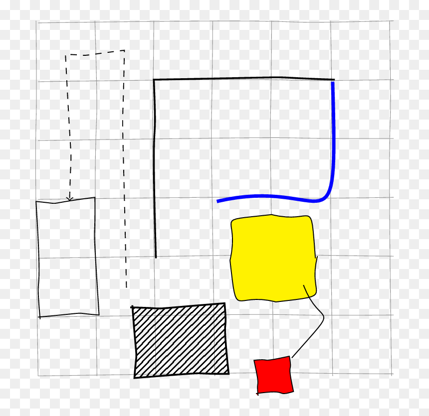 Diagram, HD Png Download - hand drawn square png