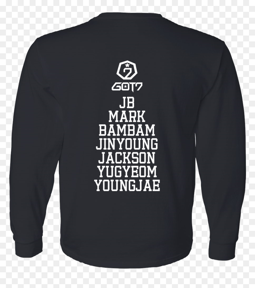 Long-sleeved T-shirt, HD Png Download - jb got7 png