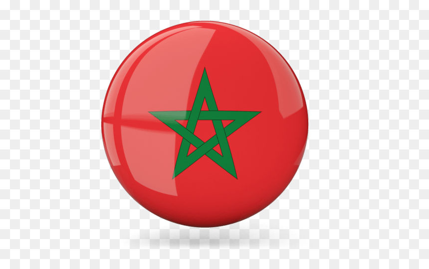 Morocco Flag Icon Png, Transparent Png - morocco flag png