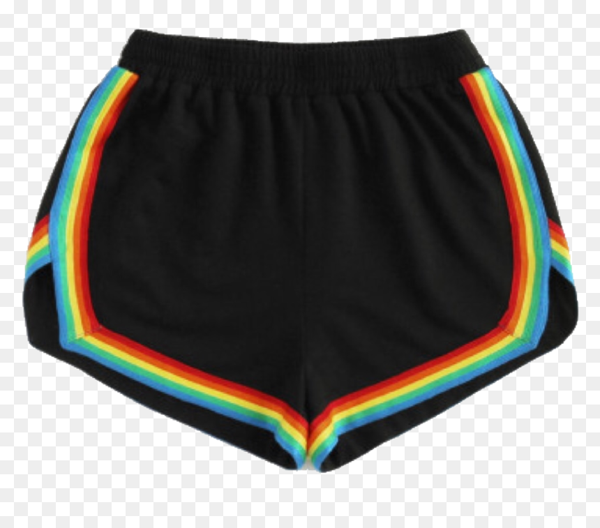 Shorts Rainbow, HD Png Download - women clothes png