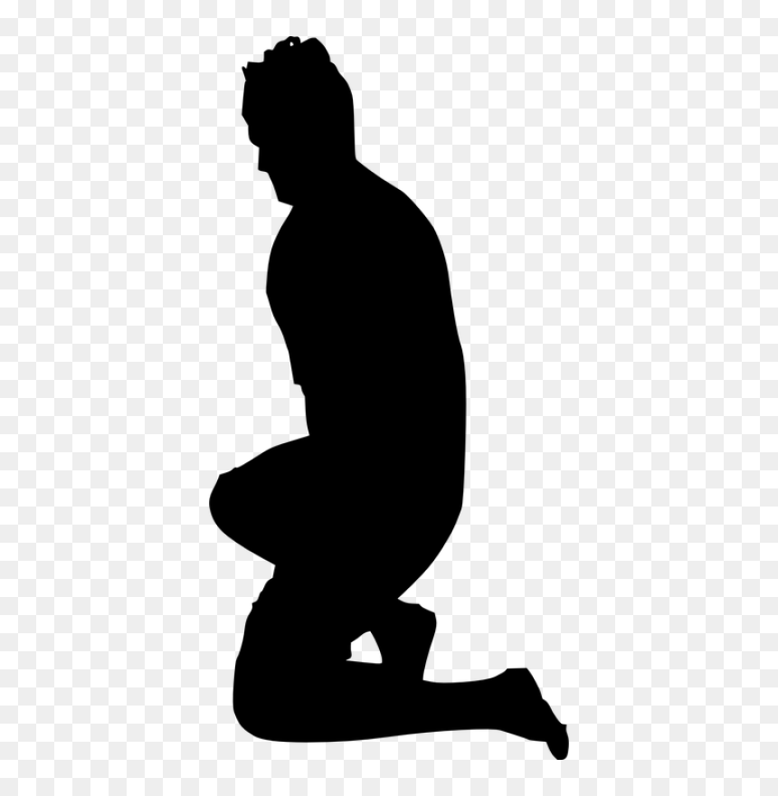 Person Kneeling Clipart, HD Png Download - bowing png
