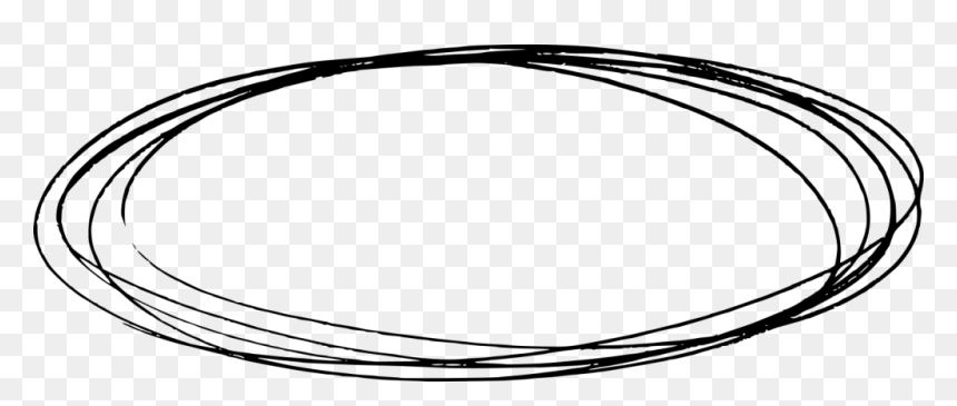 Scribble Oval Png, Transparent Png - scribble out png