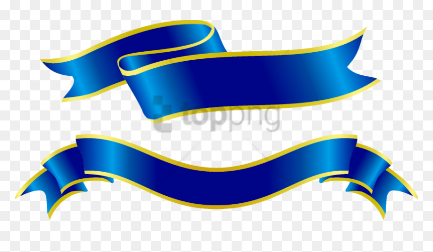 Blue Ribbon Vector Png, Transparent Png - blue background vector png