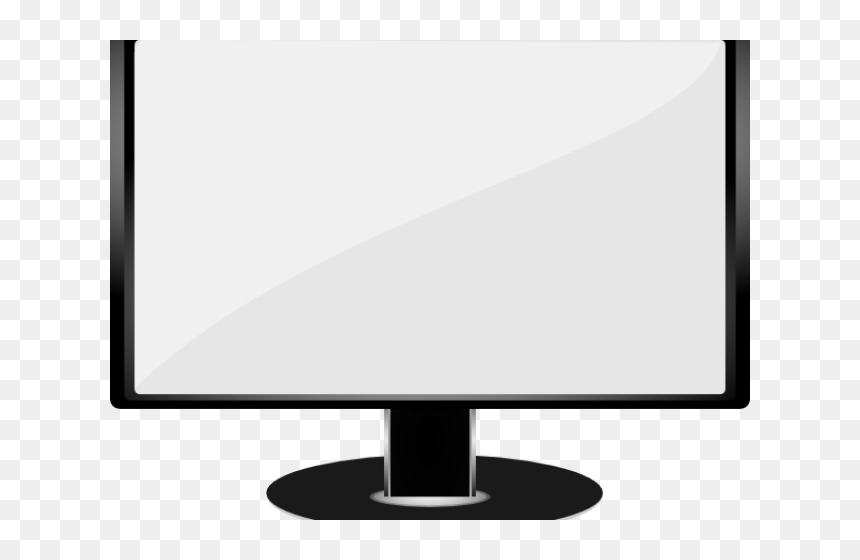 Tv White Screen, HD Png Download - computer screen transparent png