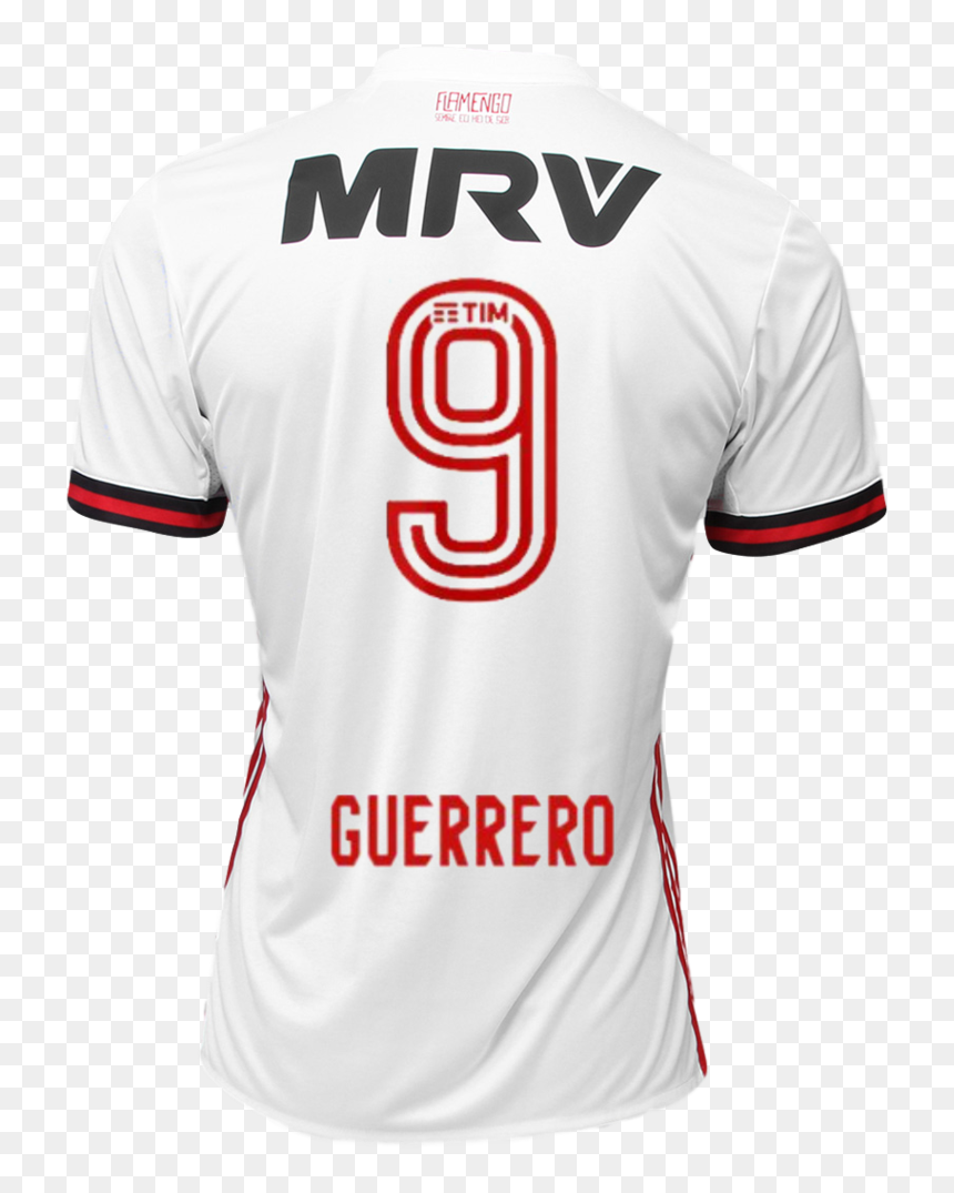 Adidas Cr Flamengo Home Jersey L, HD Png Download - paolo guerrero png