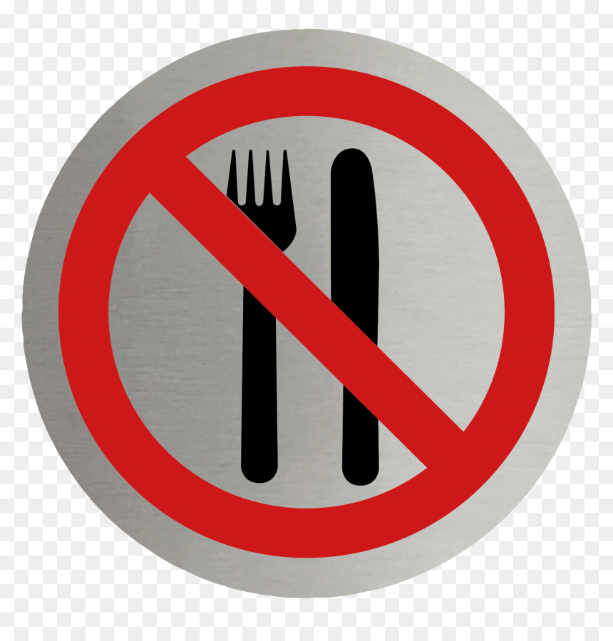 No Eating In The Kitchen, HD Png Download - food symbol png