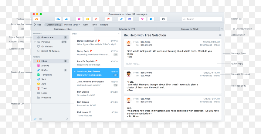 Postbox Mac, HD Png Download - inbox icon png