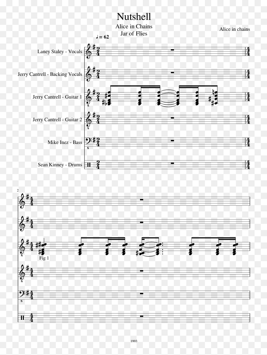 Radiohead Creep Saxophone Sheet Music, HD Png Download - nutshell png