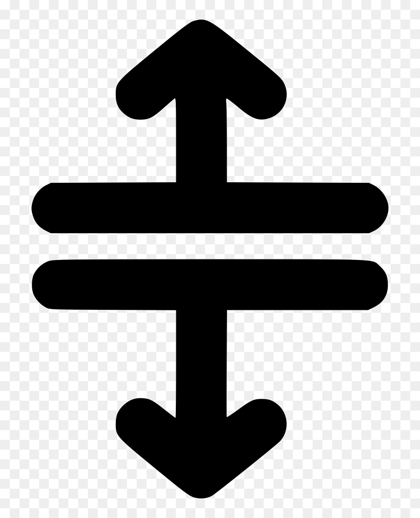 Cross, HD Png Download - split arrow png