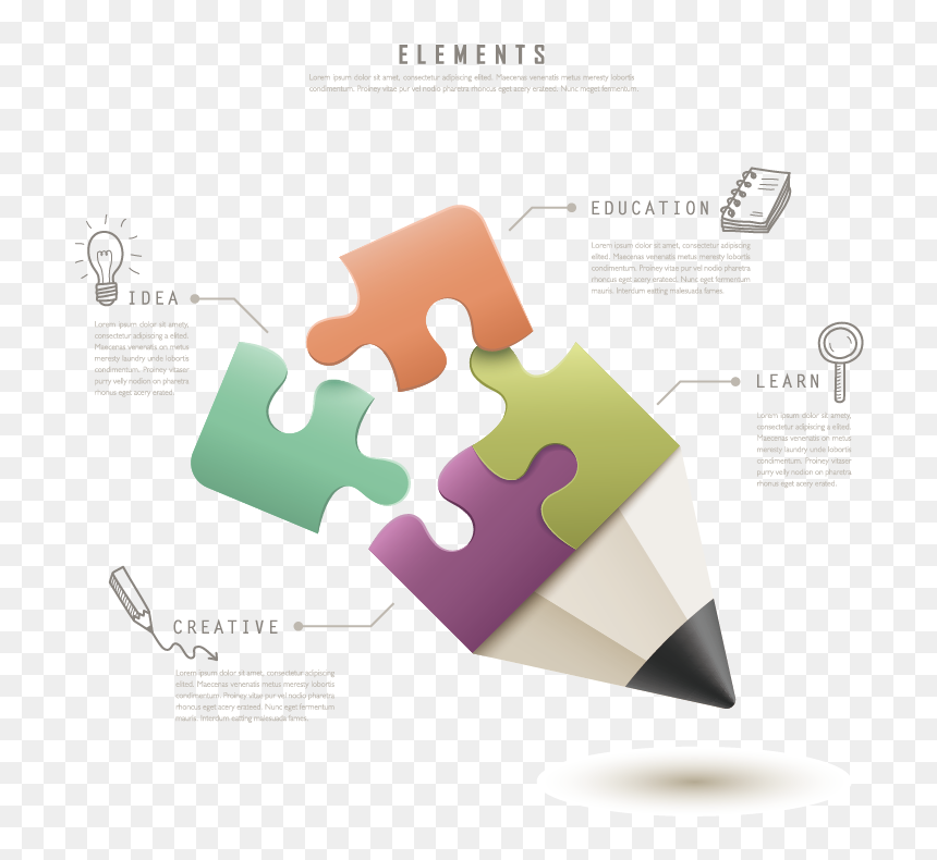Rompecabezas Creativo, HD Png Download - ppt png