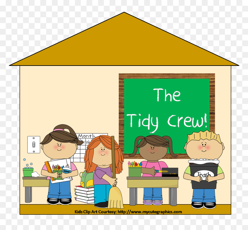 Clean Up Classroom Clipart, HD Png Download - clean up png