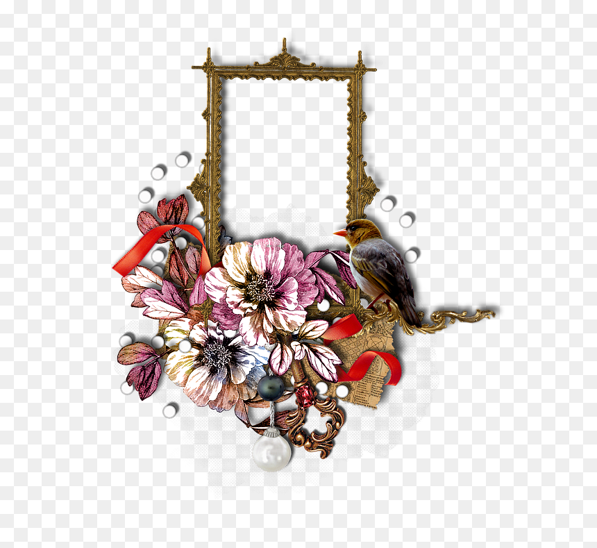 Picture Frame, HD Png Download - pink lace border png