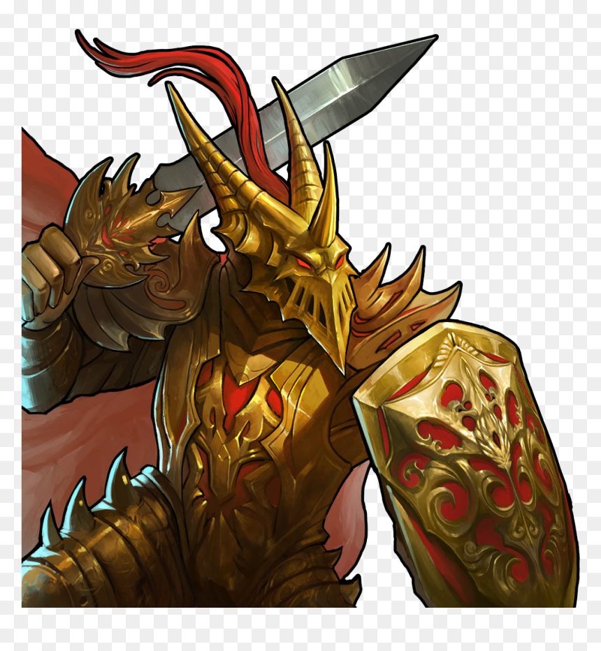 Gems Of War Dragon Knight, HD Png Download - summoners war png
