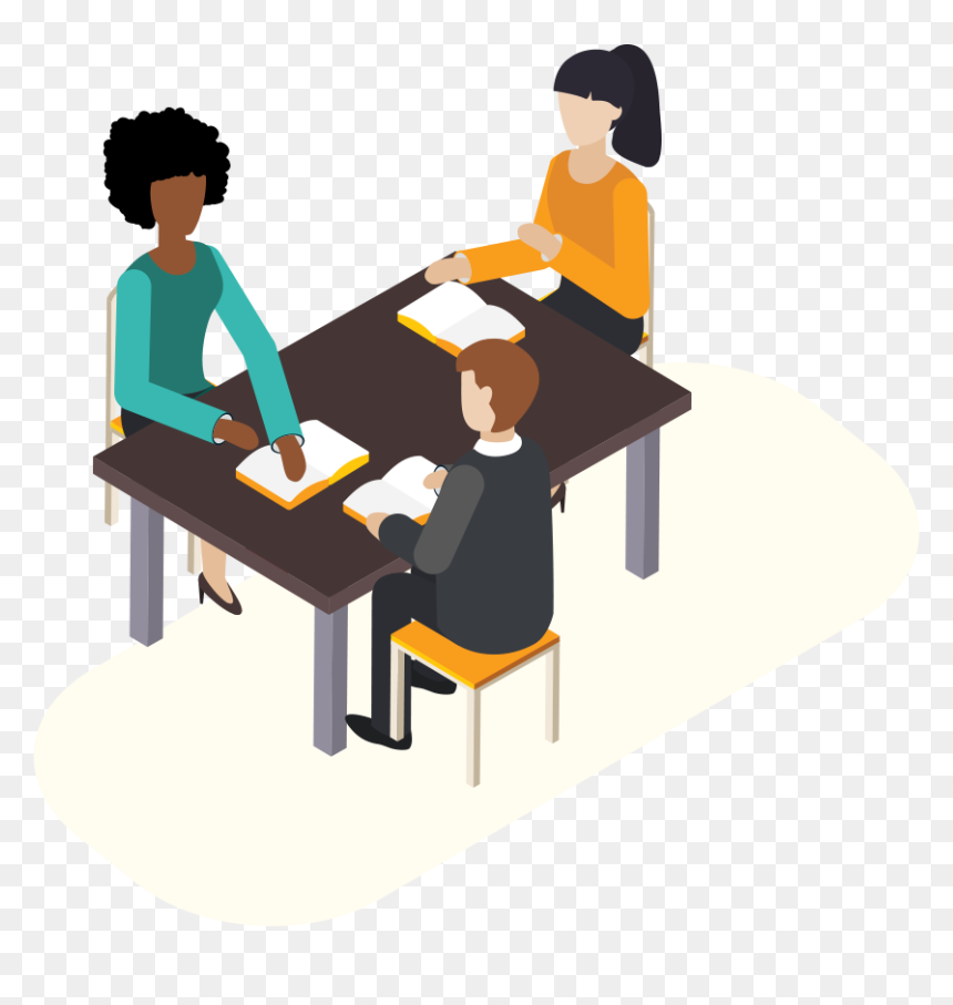 Cartoon, HD Png Download - group of students png