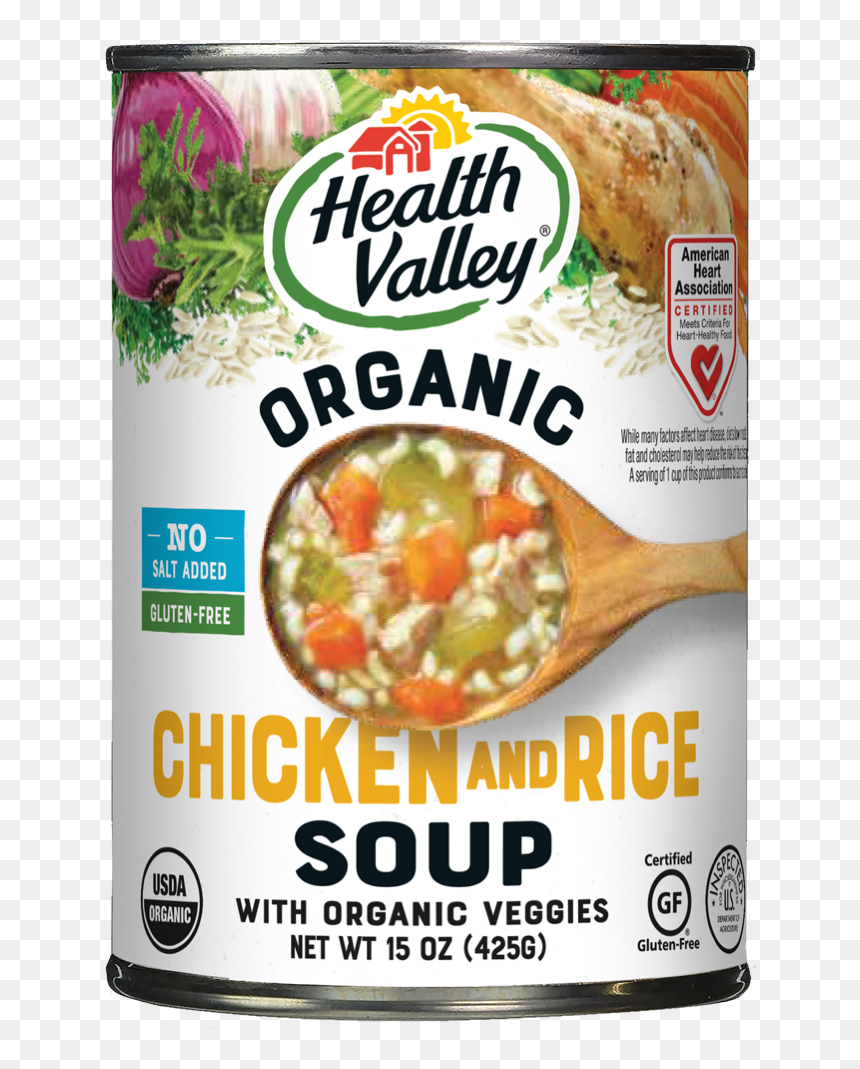 Health Valley Organic Soup, HD Png Download - chicken noodle soup png