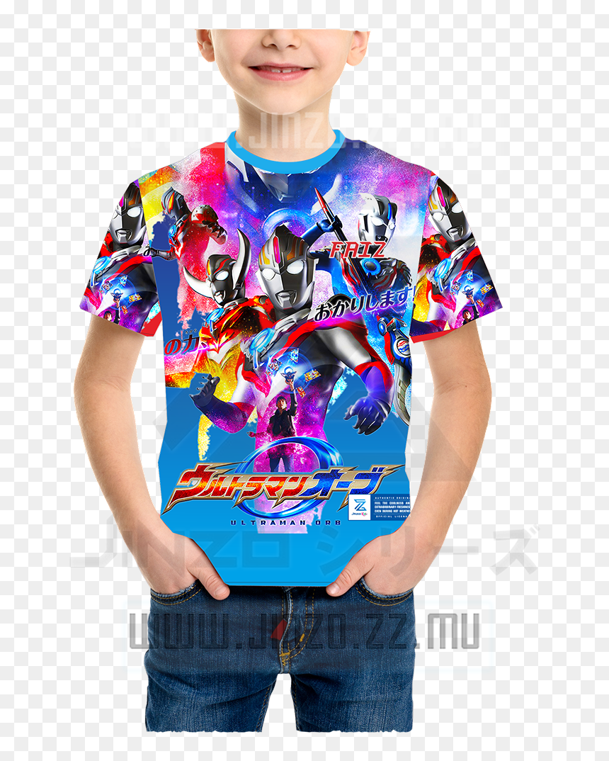 T Shirt Ultraman Orb, HD Png Download - ultraman png