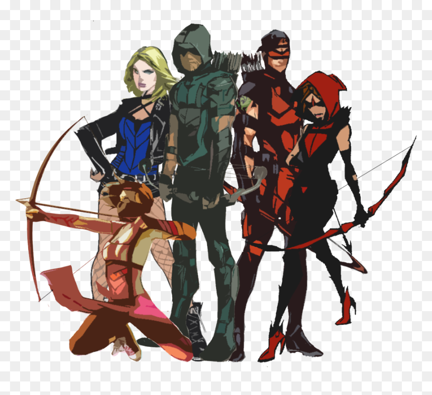 Speedy Thea Queen Art, HD Png Download - oliver queen png