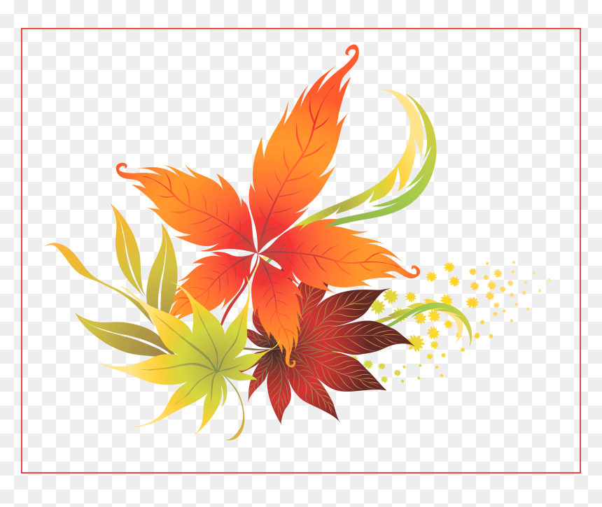 Free Fall Leaves, HD Png Download - fall leaves clip art png
