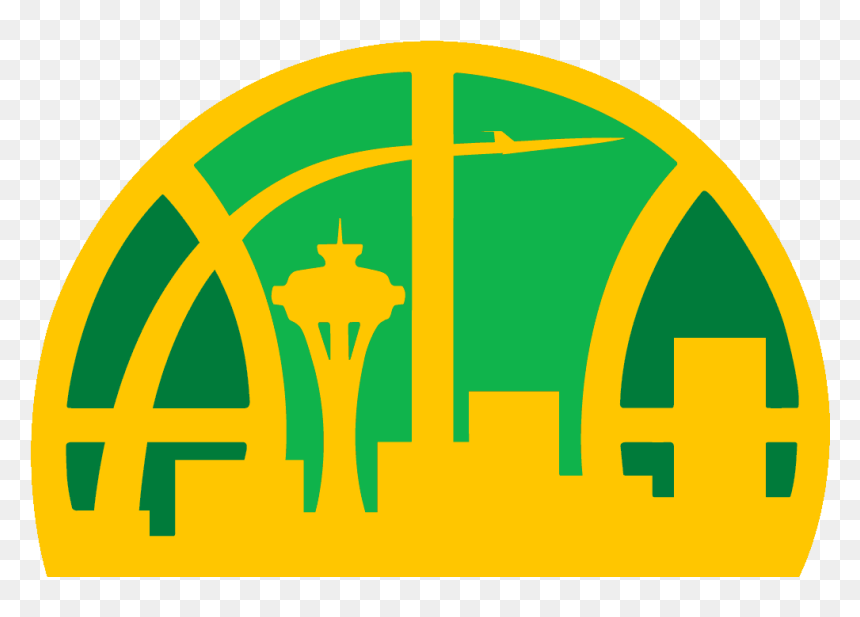 Seattle Sonics Logo Png, Transparent Png - seattle supersonics logo png