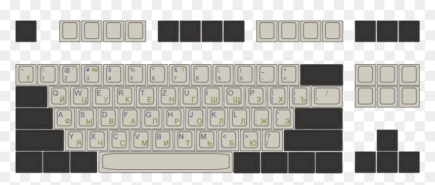 7u Keycap, HD Png Download - space bar png