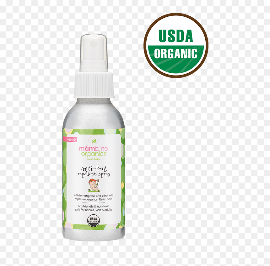 Mambino Organics Bug Away Repellent Spray, HD Png Download - bug spray png