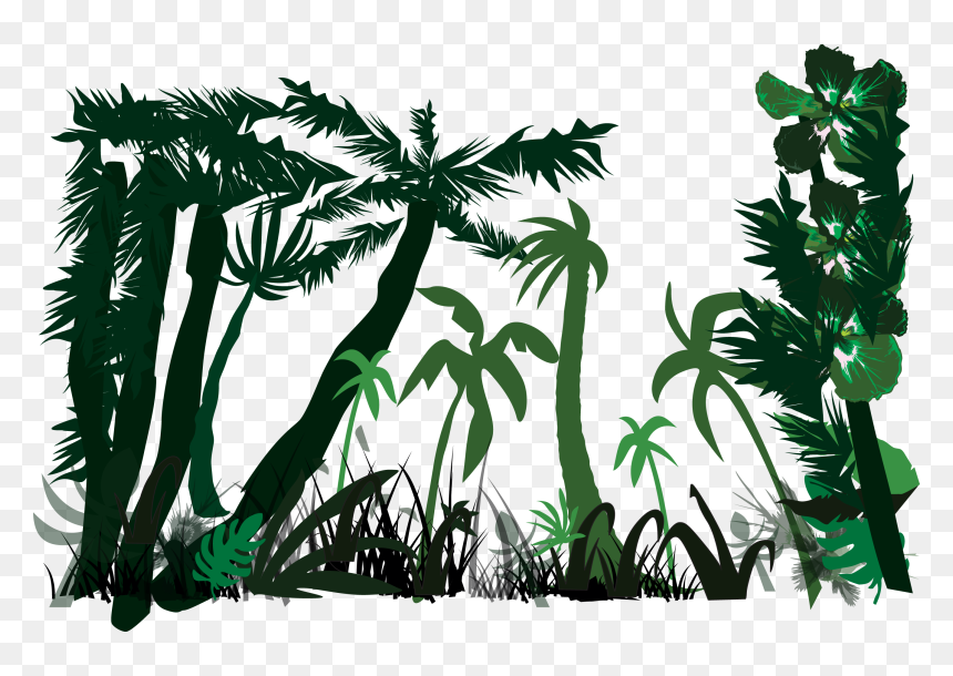 Jungle Silhouette Png, Transparent Png - old west png