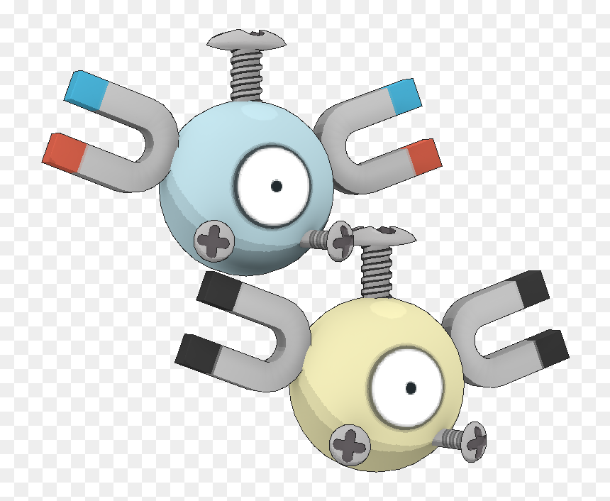 Cartoon, HD Png Download - magnemite png